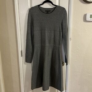 Banana Republic Charcoal Long Sleeve Dress tall woman